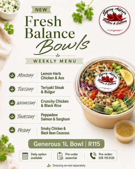 𝟒 𝐌𝐄𝐍𝐔𝐒 | 𝟏𝟕–𝟐𝟒 𝐀𝐔𝐆𝐔𝐒𝐓 🍽️