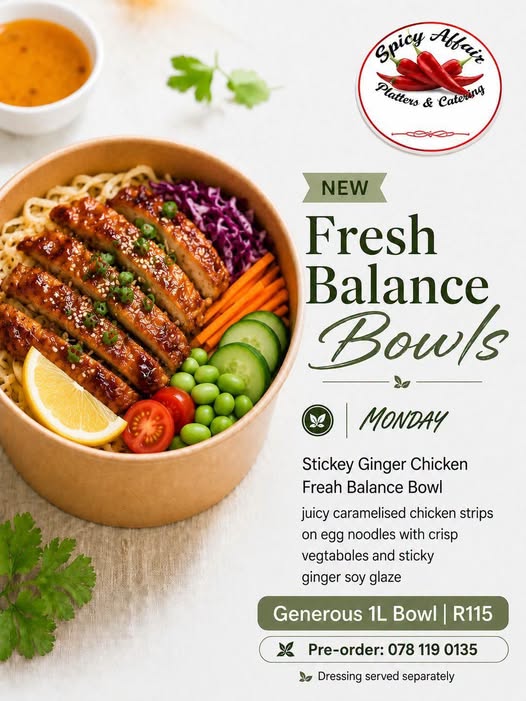 Kick off your week with our NEW Fresh Balance Bowl