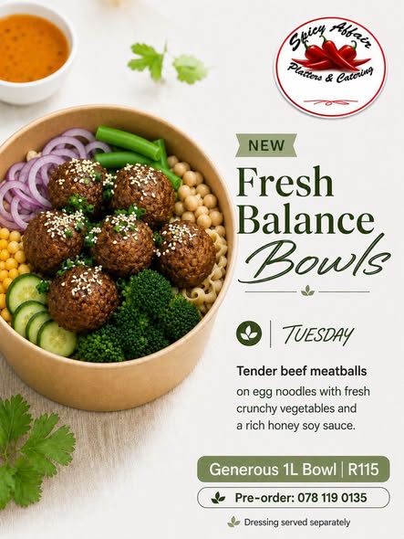 Introducing our NEW Fresh Balance Bowls for Tuesday