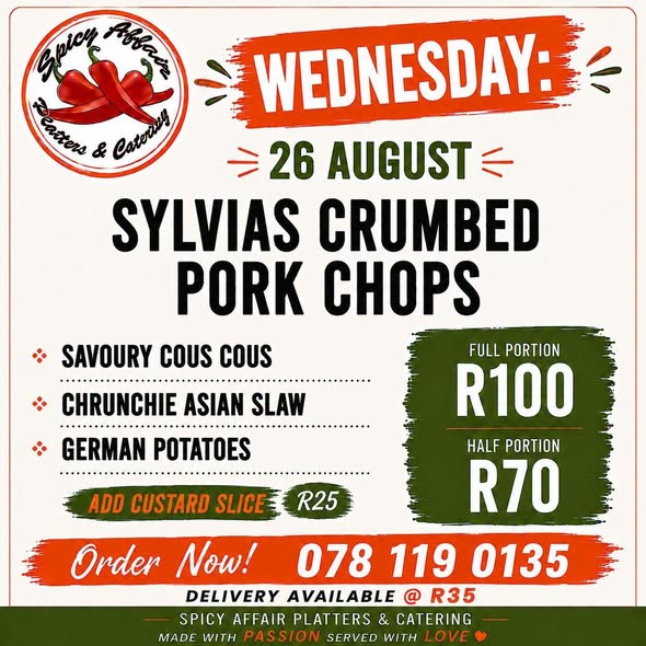 Wednesday Special: Sylvia's Crumbed Pork Chops