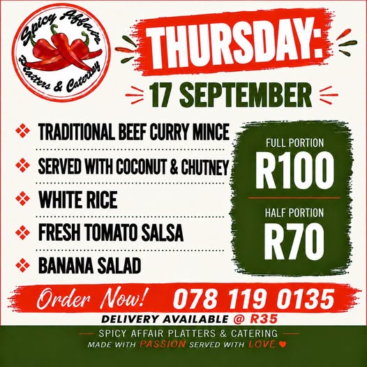 THURSDAY: 17 SEPTEMBER