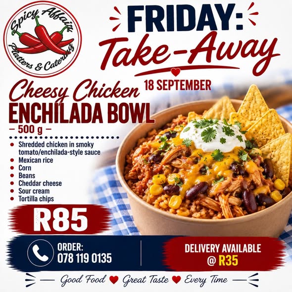 Cheesy Chicken Enchilada Bowl