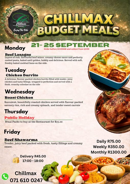 🍽️ CHILLMAX BUDGET MEALS ARE HERE! 😋🔥