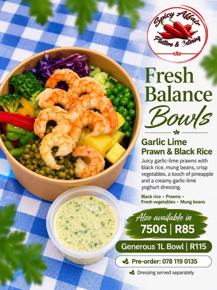 🍤 Fresh, flavourful & packed with goodness!