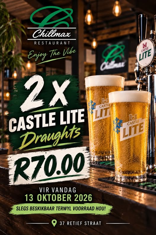 🍻 VANDAG BY CHILLMAX! 💚