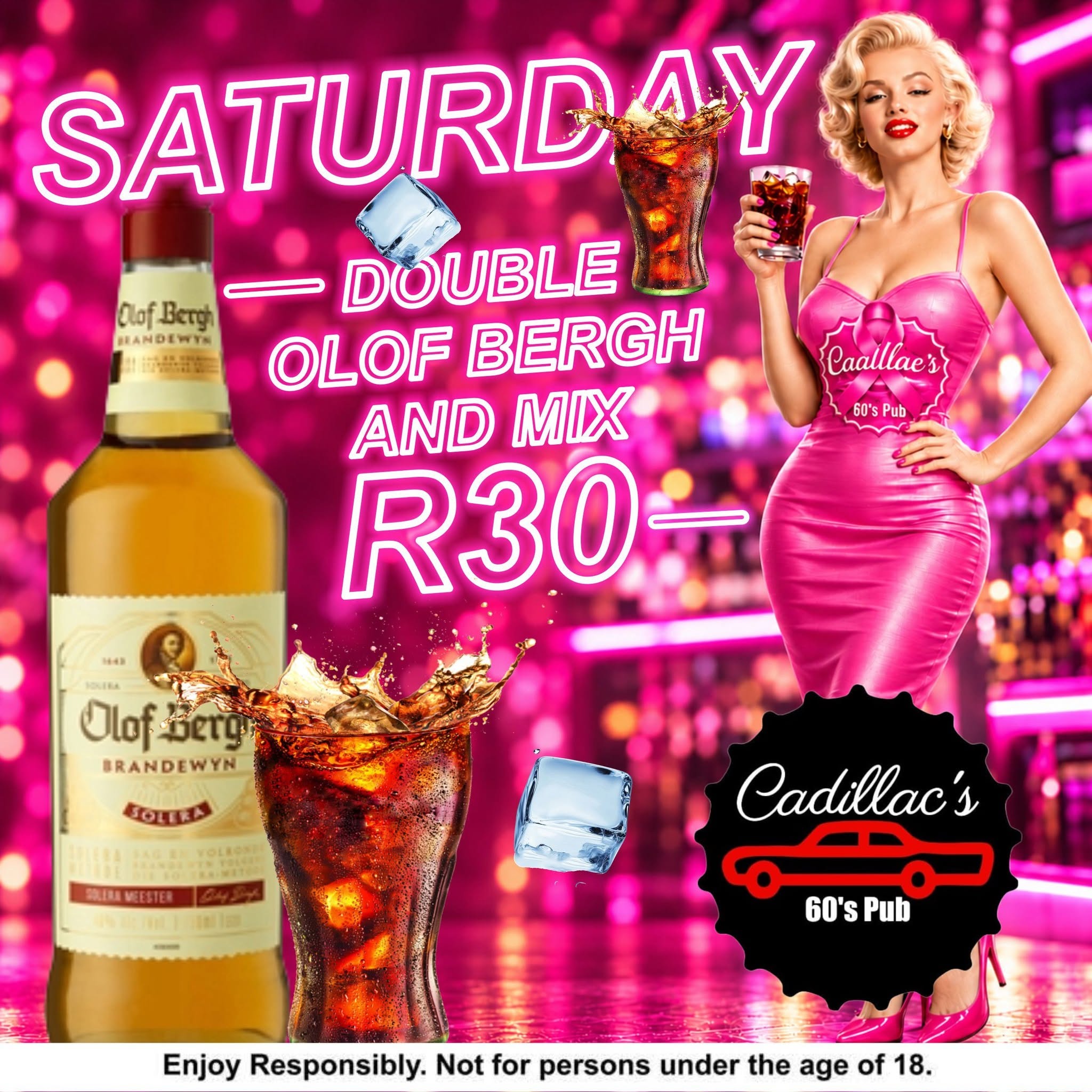 Saterdag Special: Dubbel Olof Bergh & Coke for R30