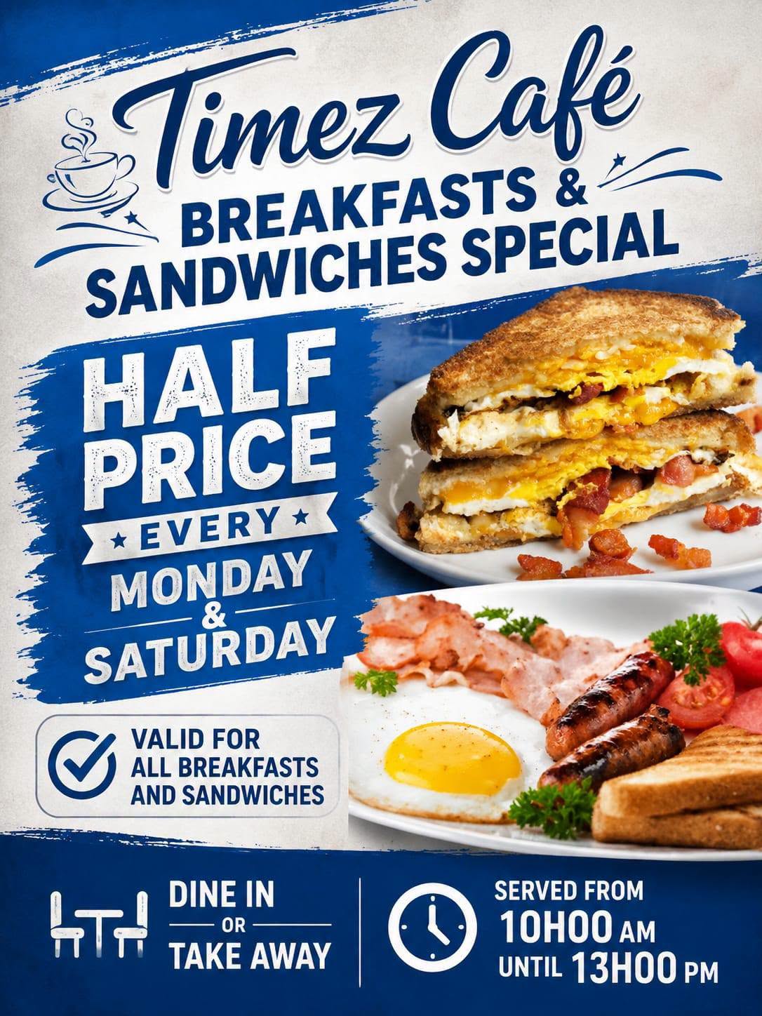 Monday Burger Special: buy 1 get 1 free on all single burgers