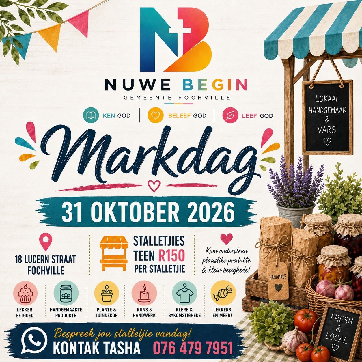 Nuwe Begin Gemeente Fochville Markdag