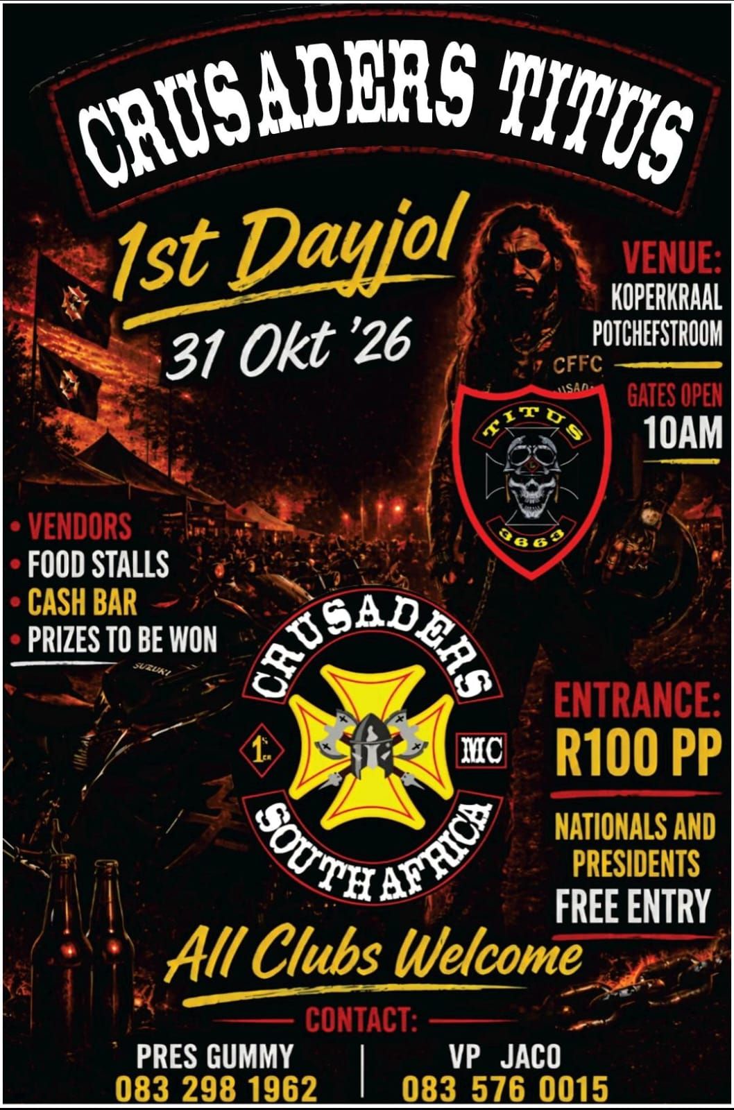 Crusaders Titus 1st Dayjol