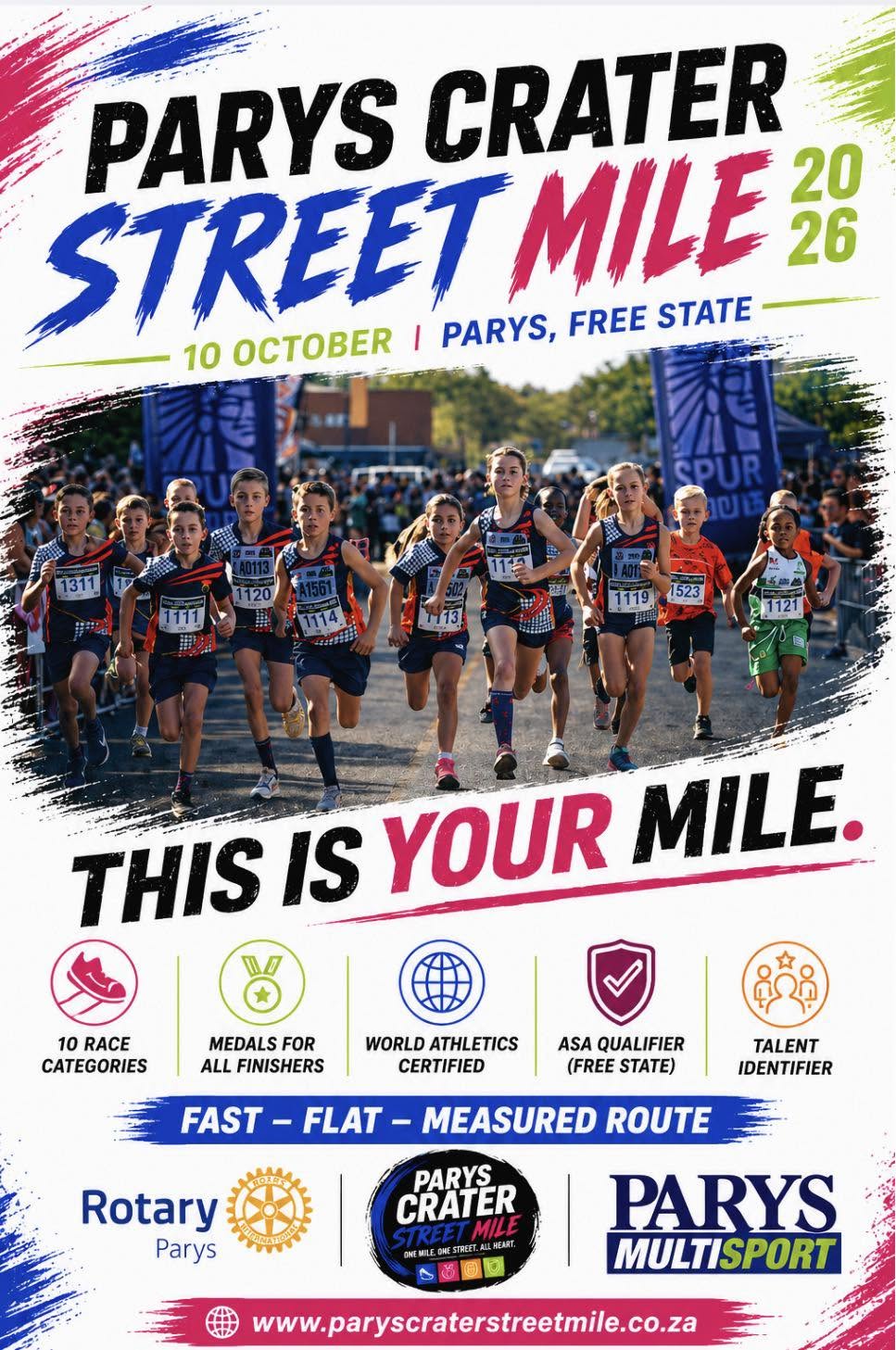 Parys Crater Street Mile