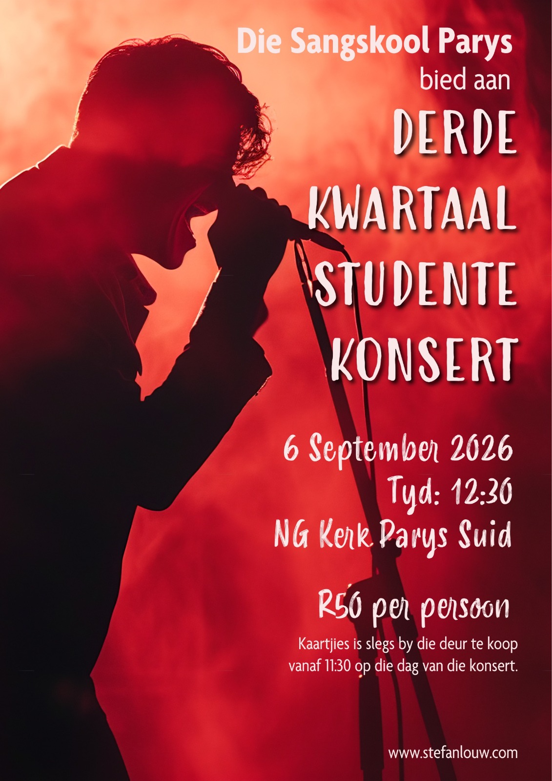 Die Sangskool Parys Derde Kwartaal Studente Konsert