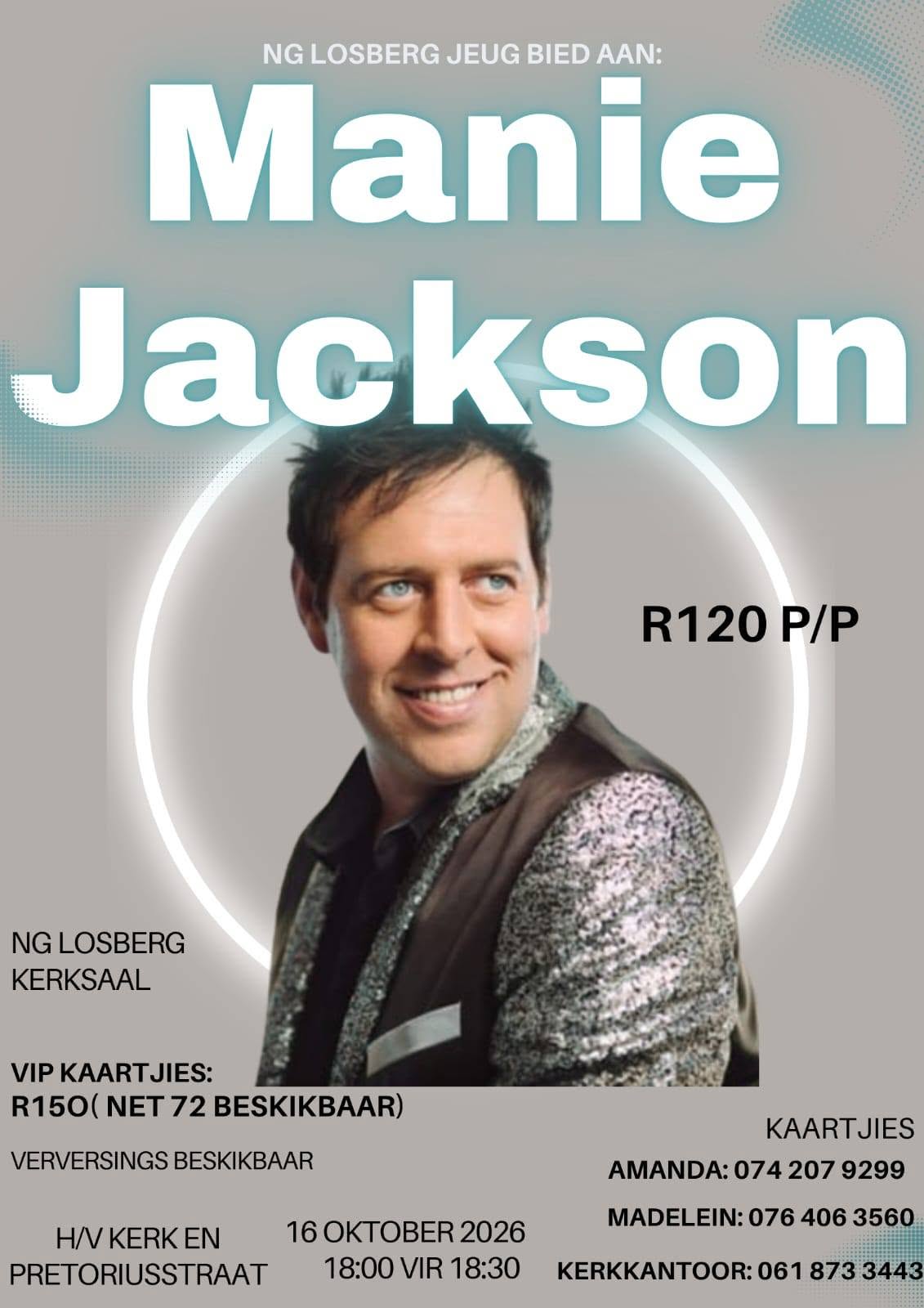 Manie Jackson live by NG Losberg