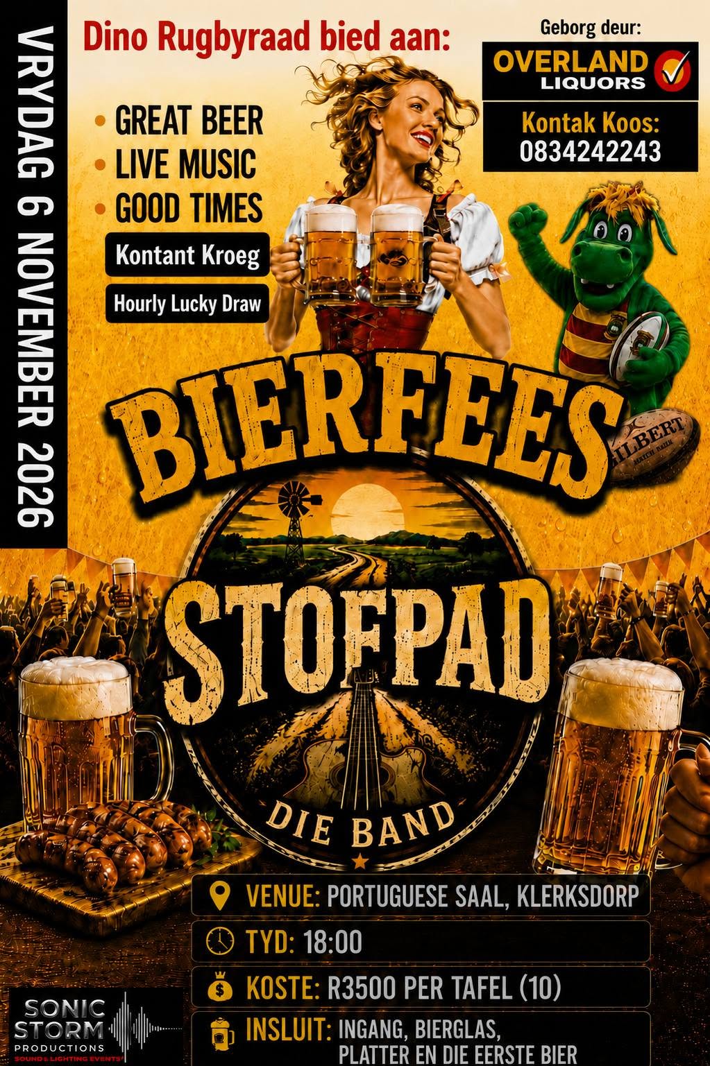 Dino Rugbyraad Bierfees