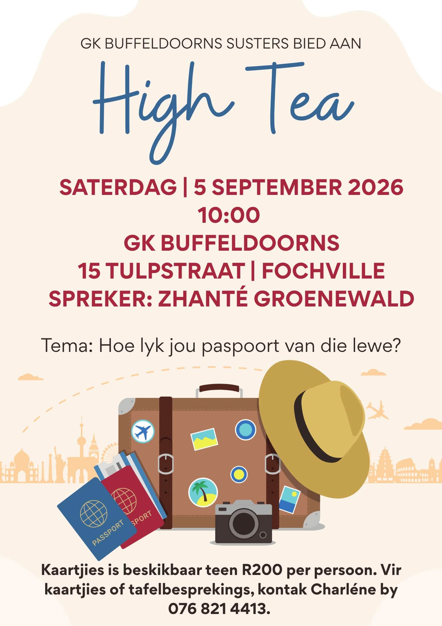 Gereformeerde Kerk Buffeldoorns High Tea
