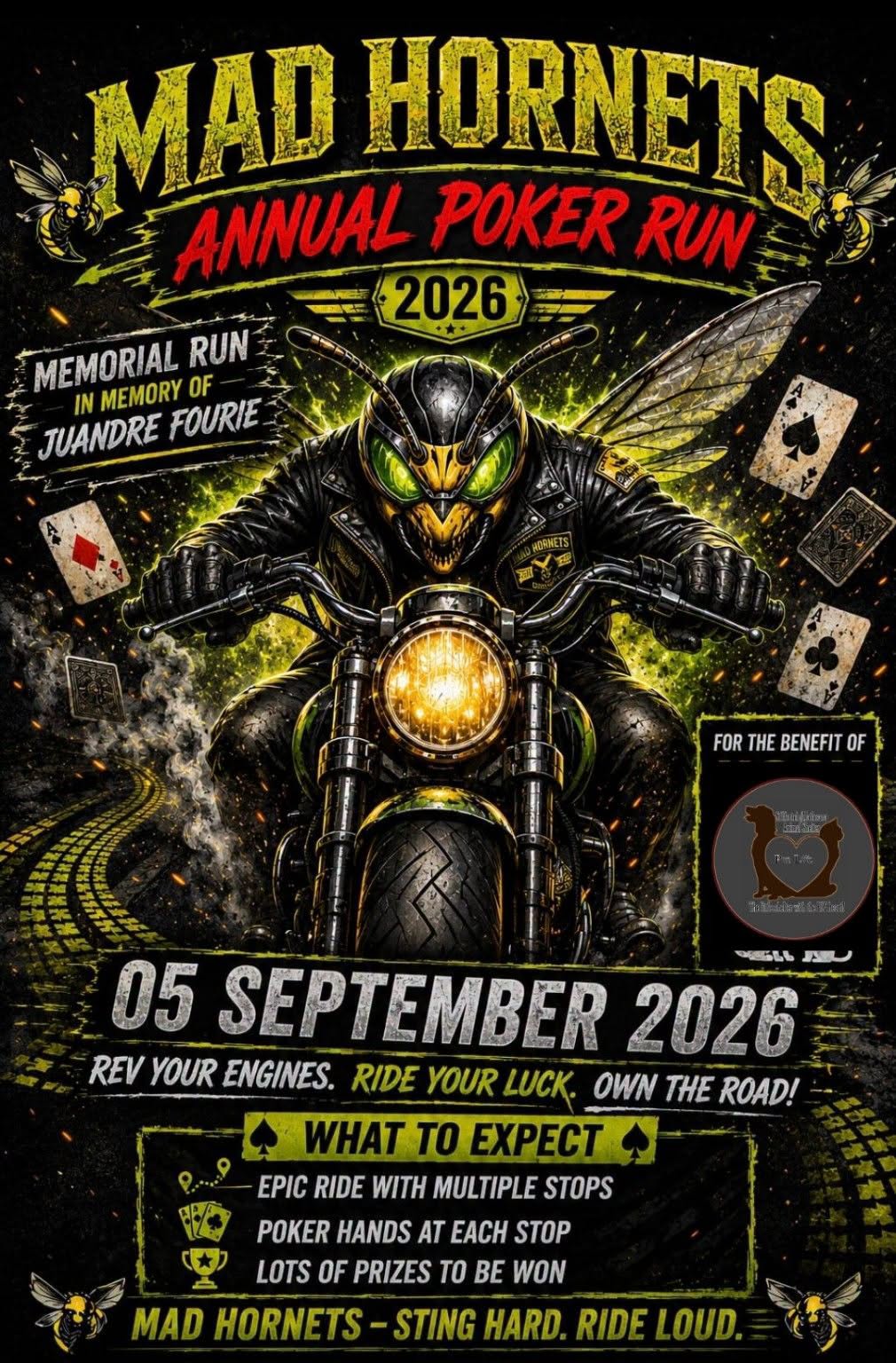 Mad Hornets Annual Poker Run 2026