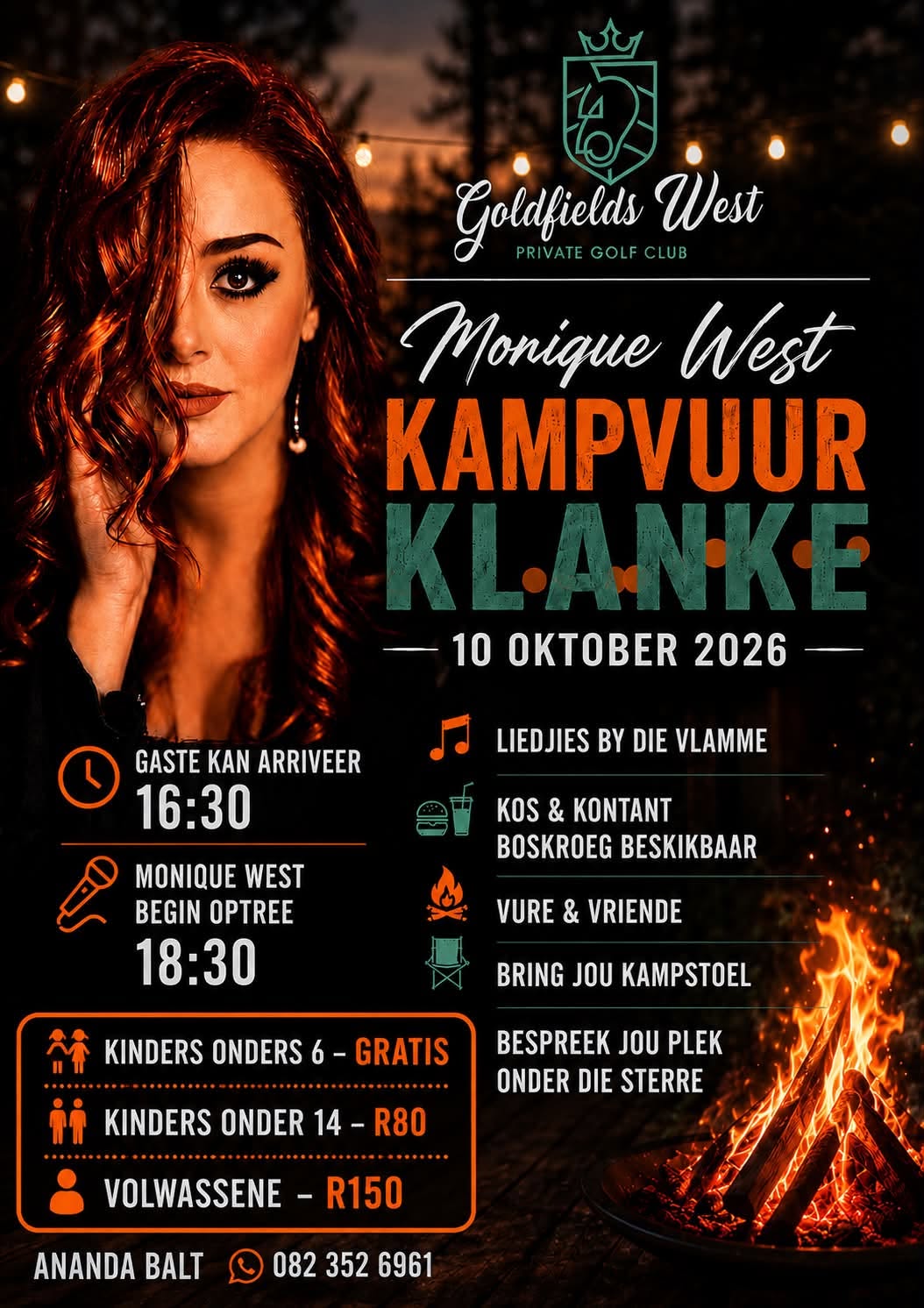 Monique West Kampvuur Klanke