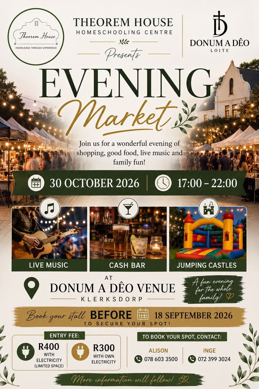 Theorem House Homeschool Learning Centre Evening Market