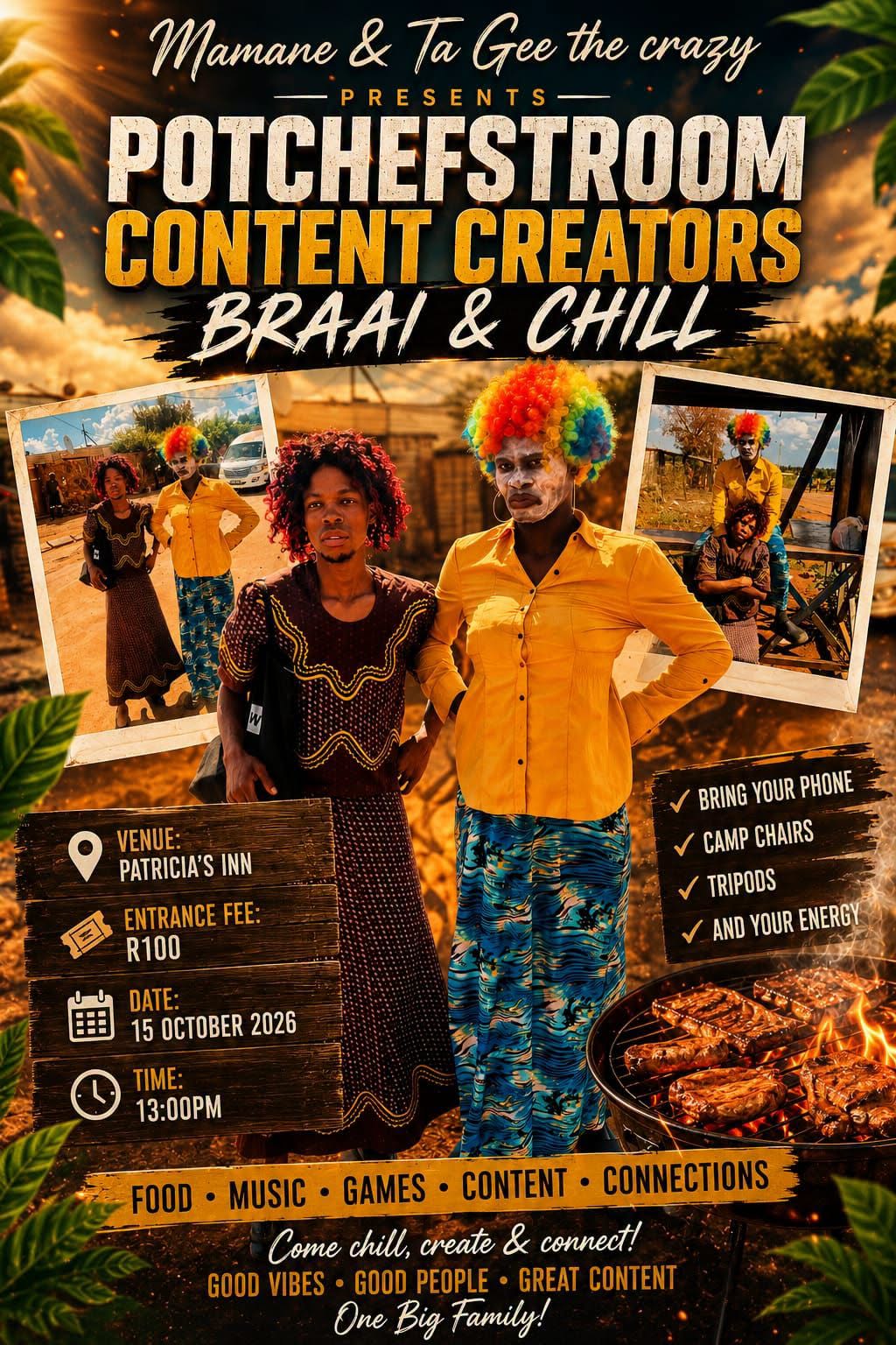 Potchefstroom Content Creators Braai and Chill