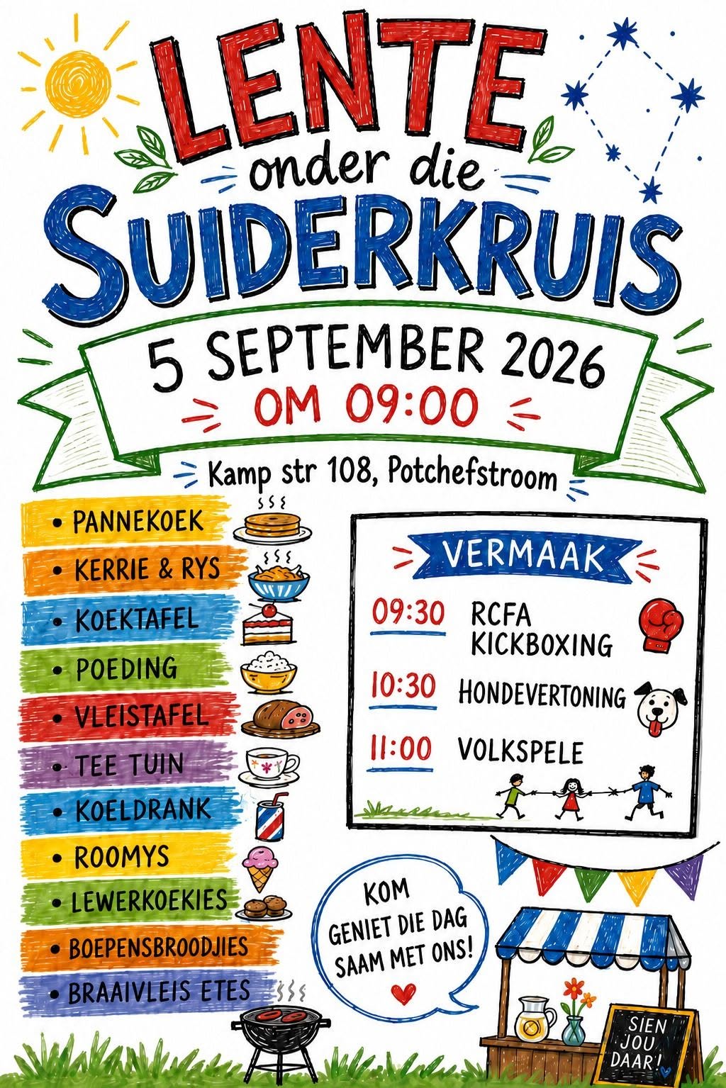Lente Onder die Suidekruis
