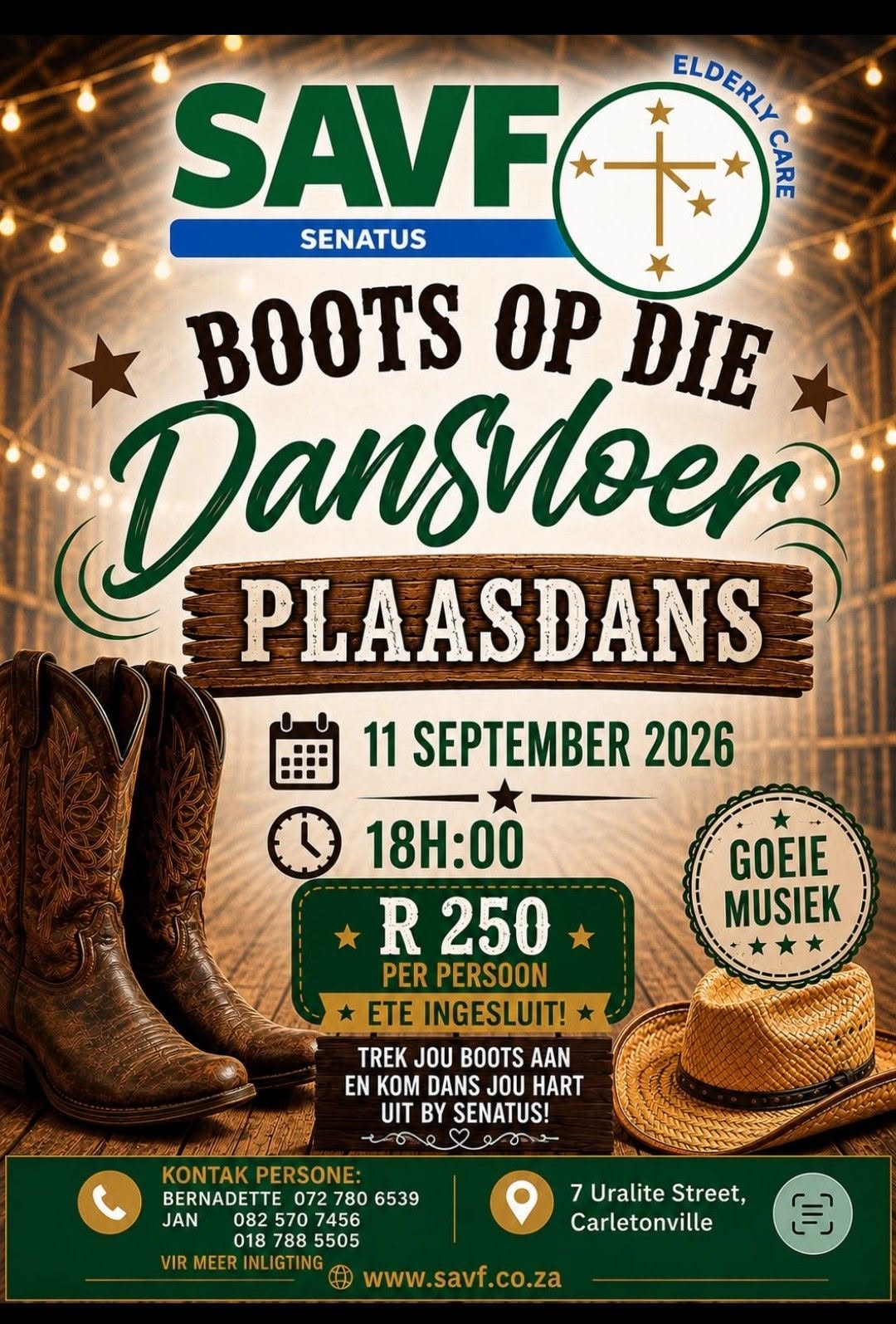 SAVF Senatus Boots Op die Dansvloer Plaasdans