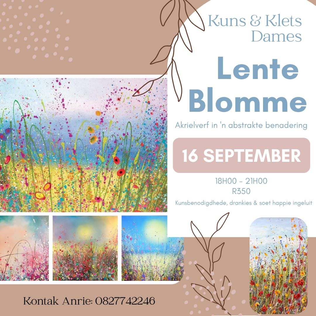 Kuns en Klets Dames - Lente Blomme