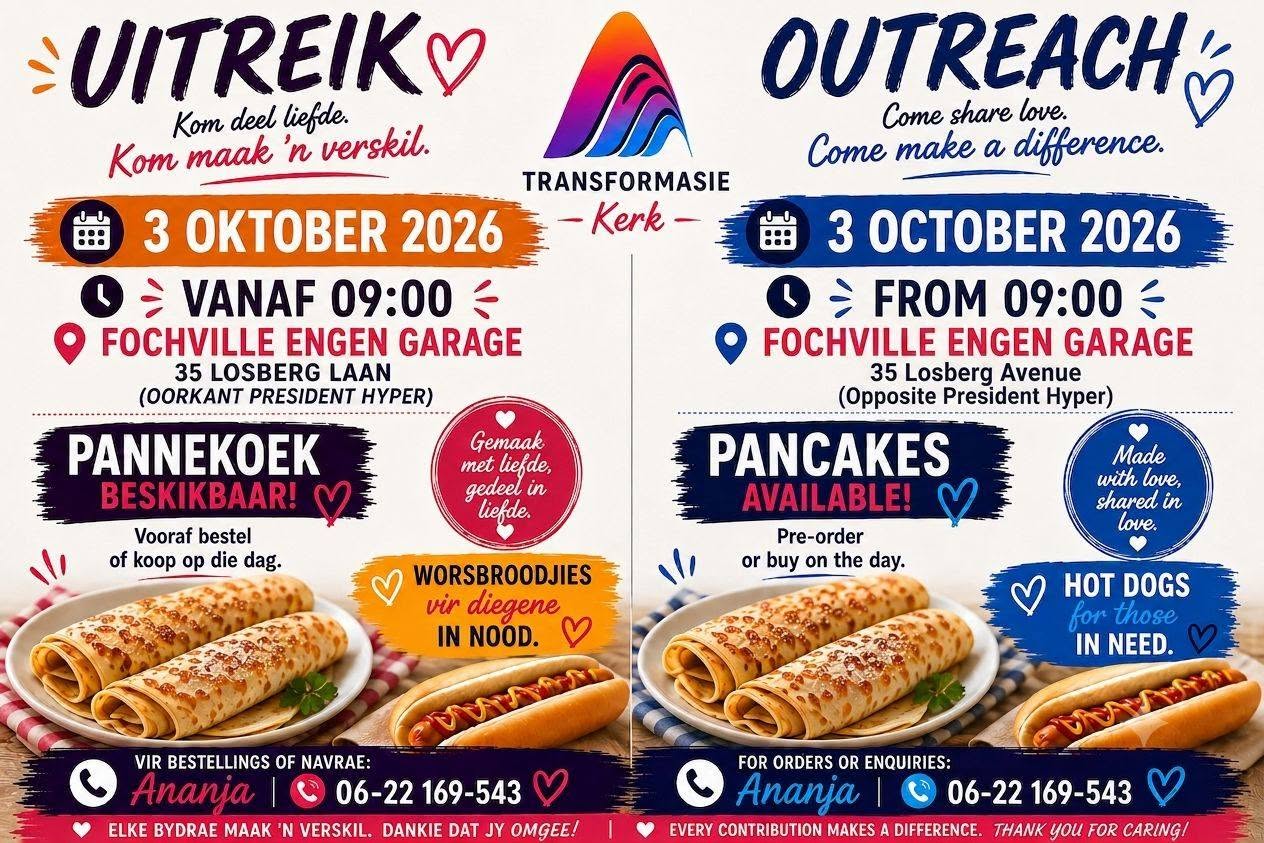 Transformasie Kerk Fochville Outreach