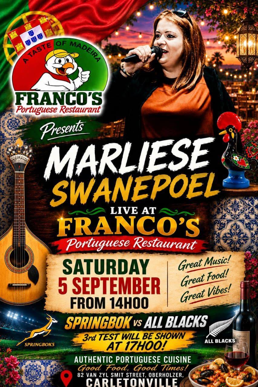 Marliese Swanepoel Live at Franco's Portuguese Restaurant