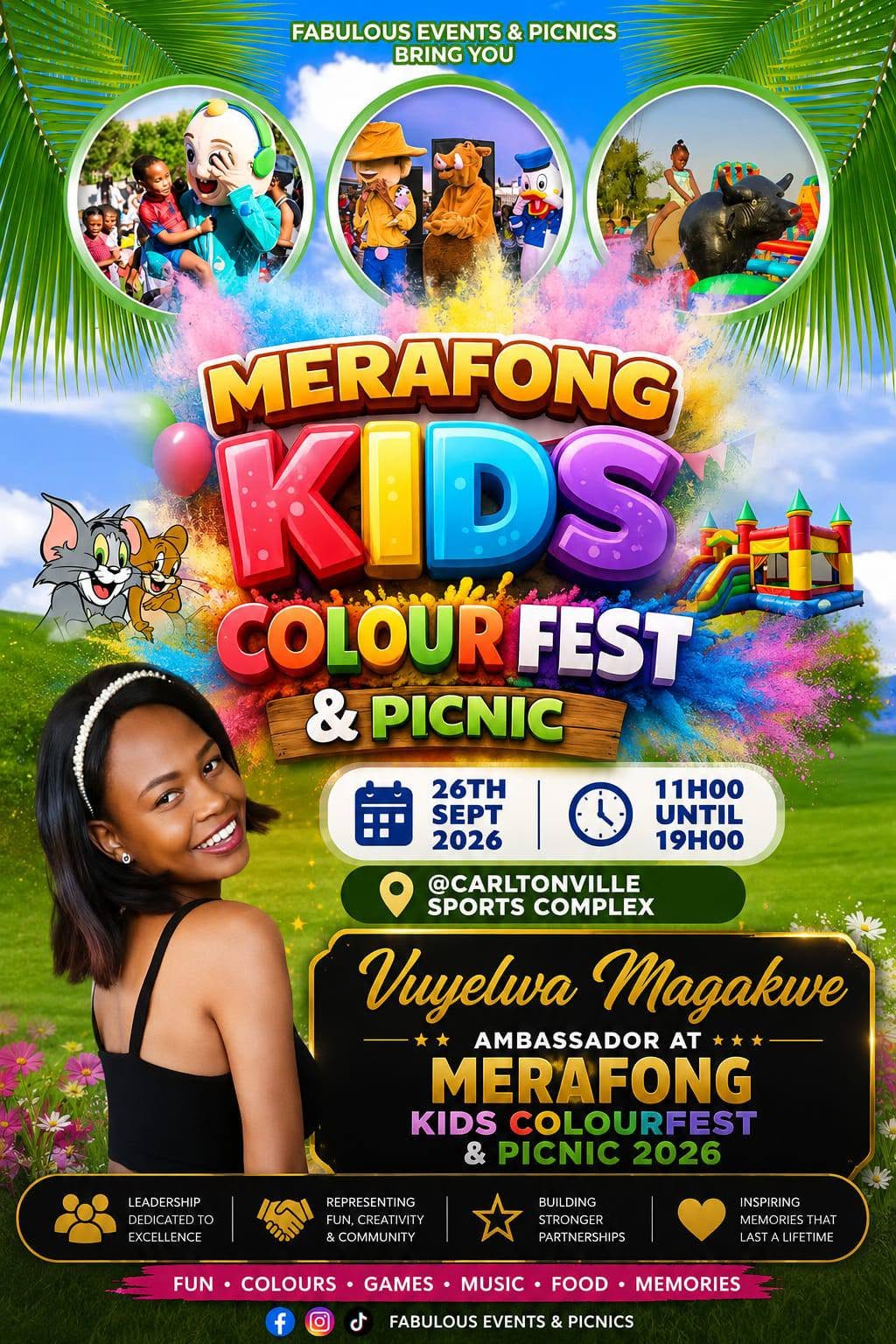 Merafong Kids Colour Fest And Picnic