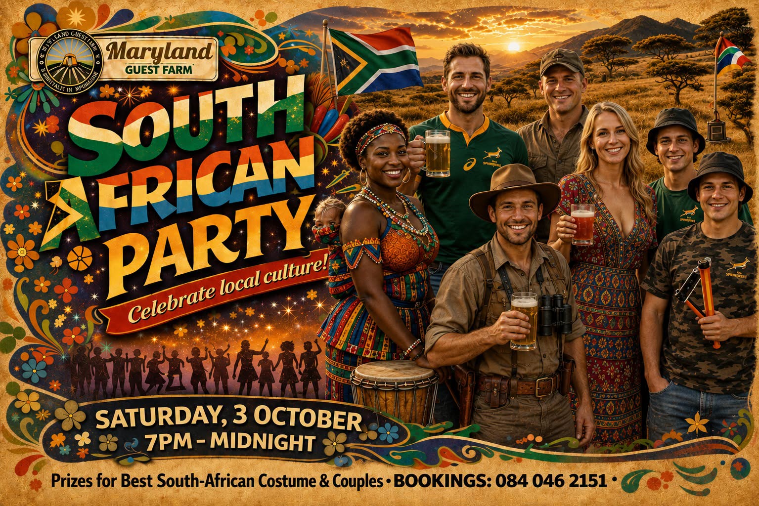 South African Party at Maryland Guest Farm