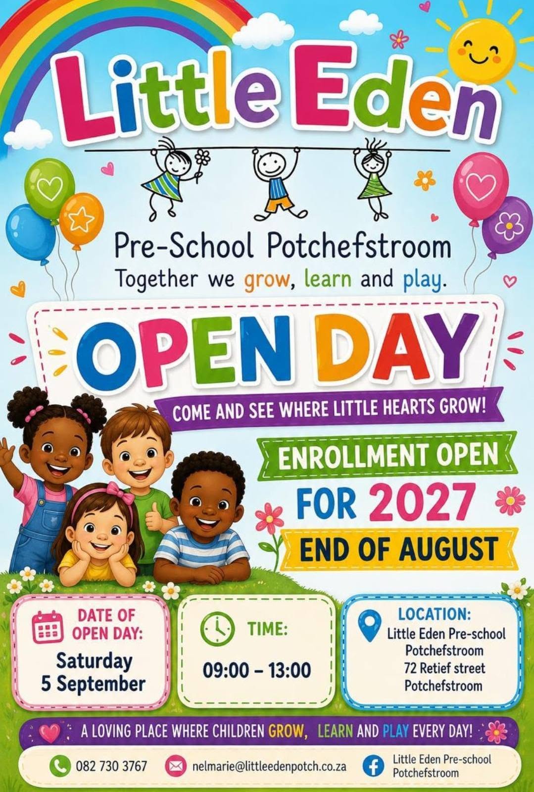 Little Eden Pre-School Potchefstroom Open Day