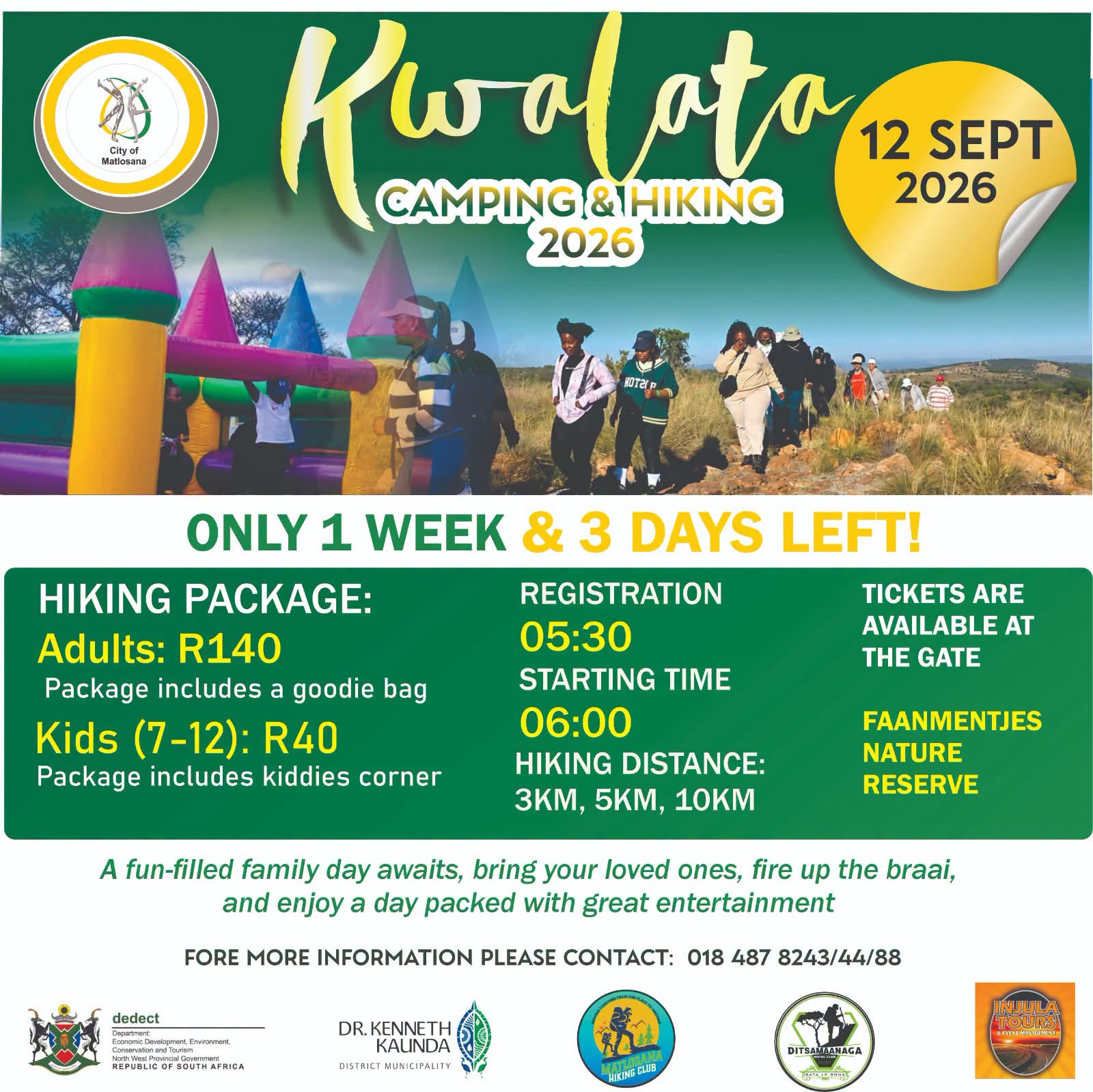 Kwalata Camping and  Hiking 2026