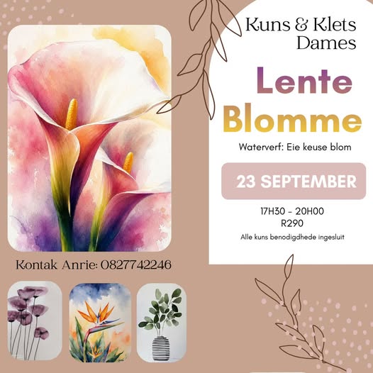 Kuns en Klets Dames - Lente Blomme