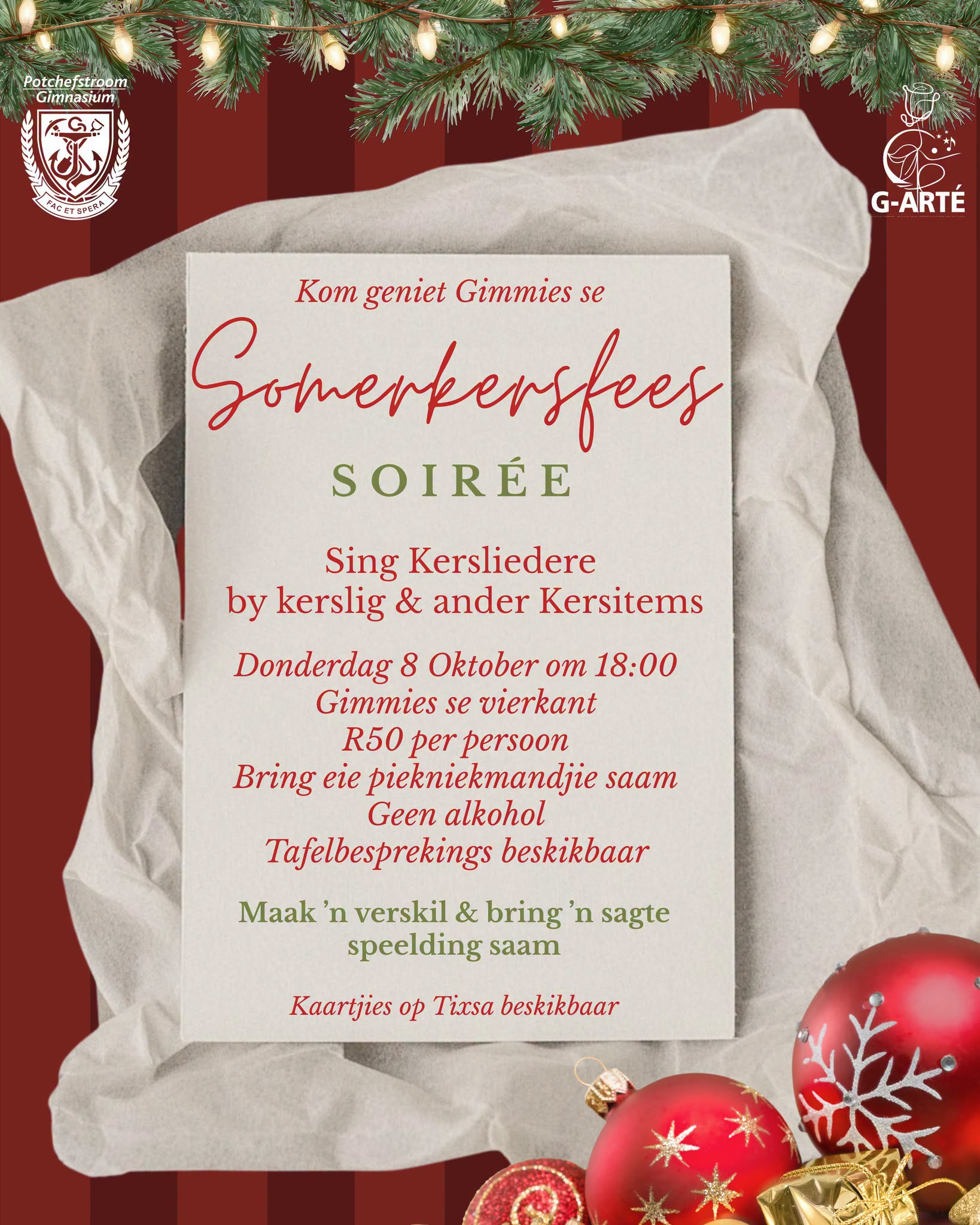 Gimmies se Somerkersfees Soirée