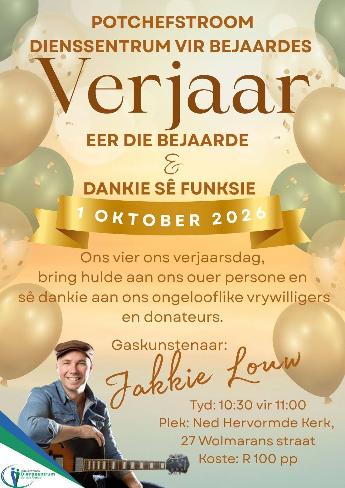 Potchefstroom Dienssentrum Verjaar