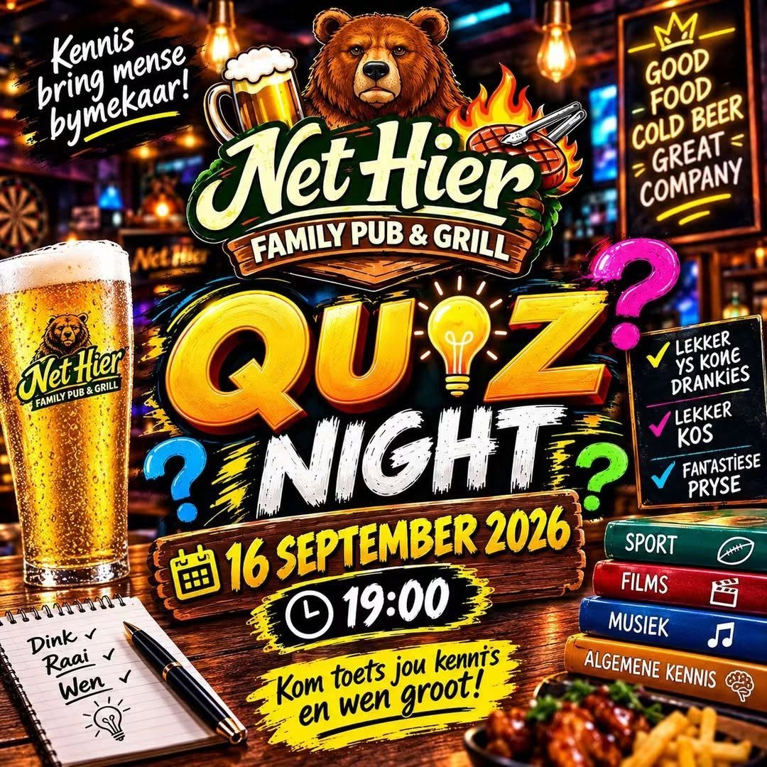 Quiz Night by Net Hier Family Pub and Grill