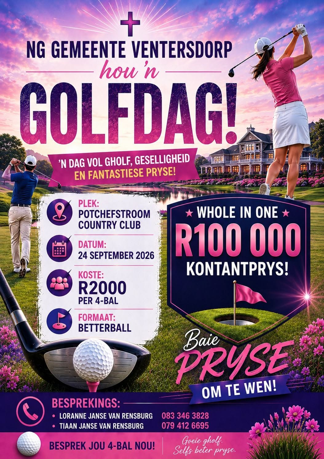 NG Gemeente Ventersdorp Hou 'n Golfdag