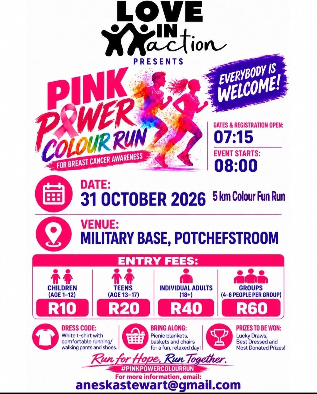 Pink Power Colour Run