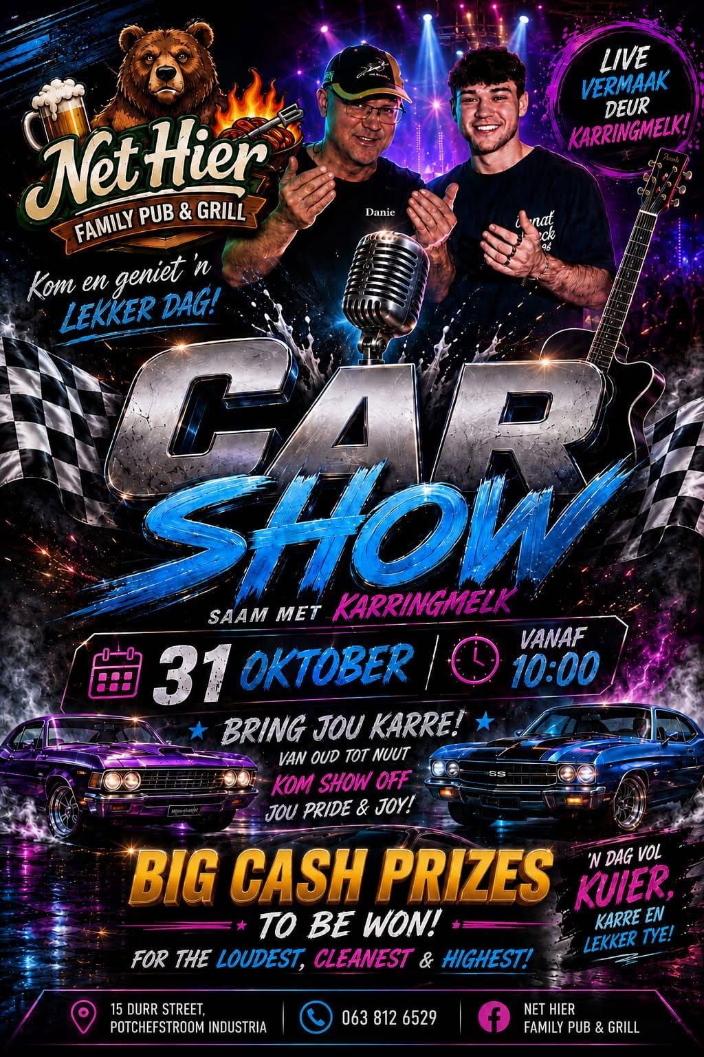 Net Hier Family Pub and Grill Car Show