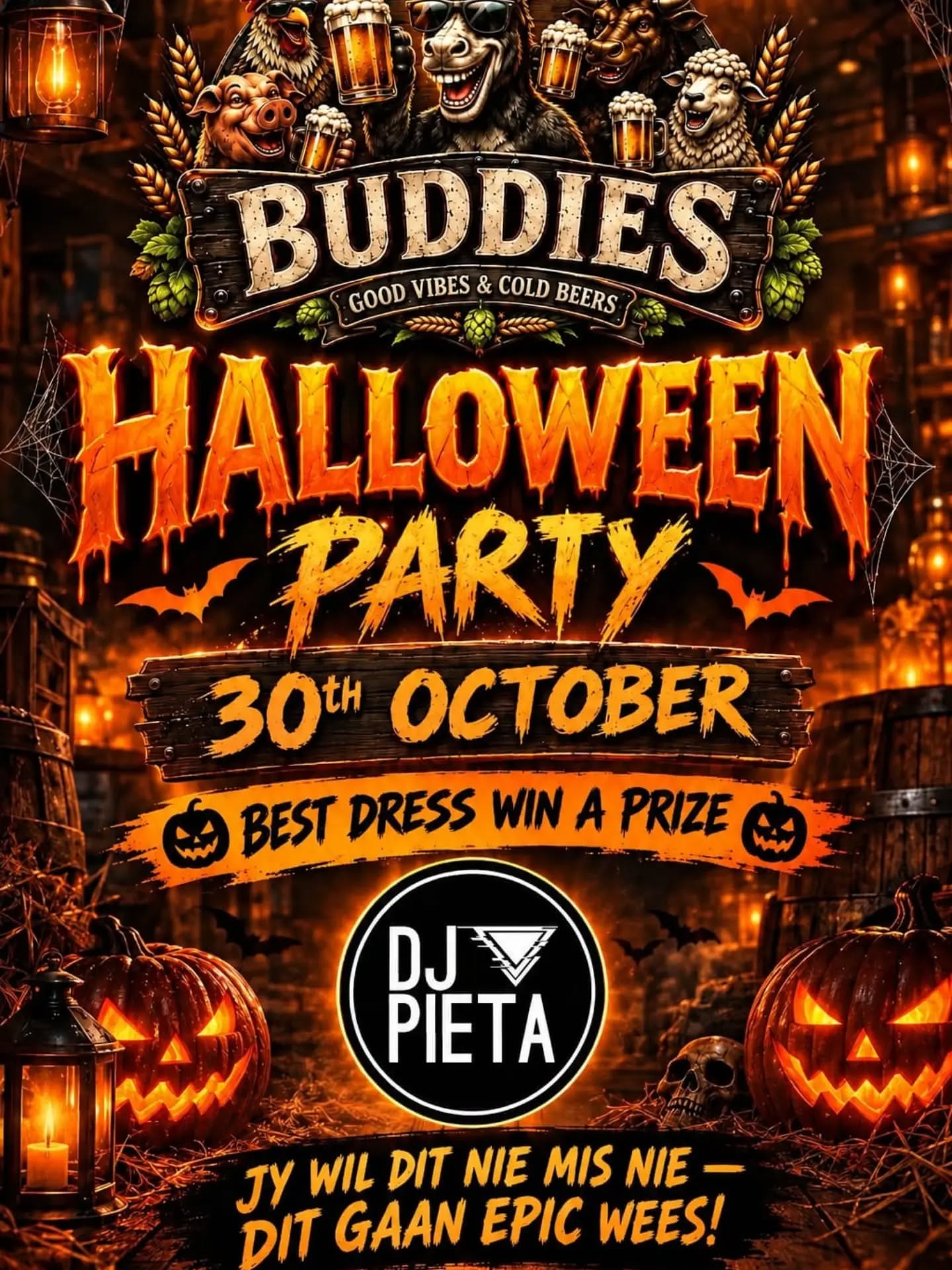 Halloween Party at Buddies