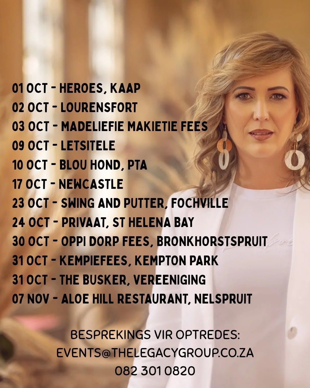 Liezel Pieters Live AtThe Swing & Putter