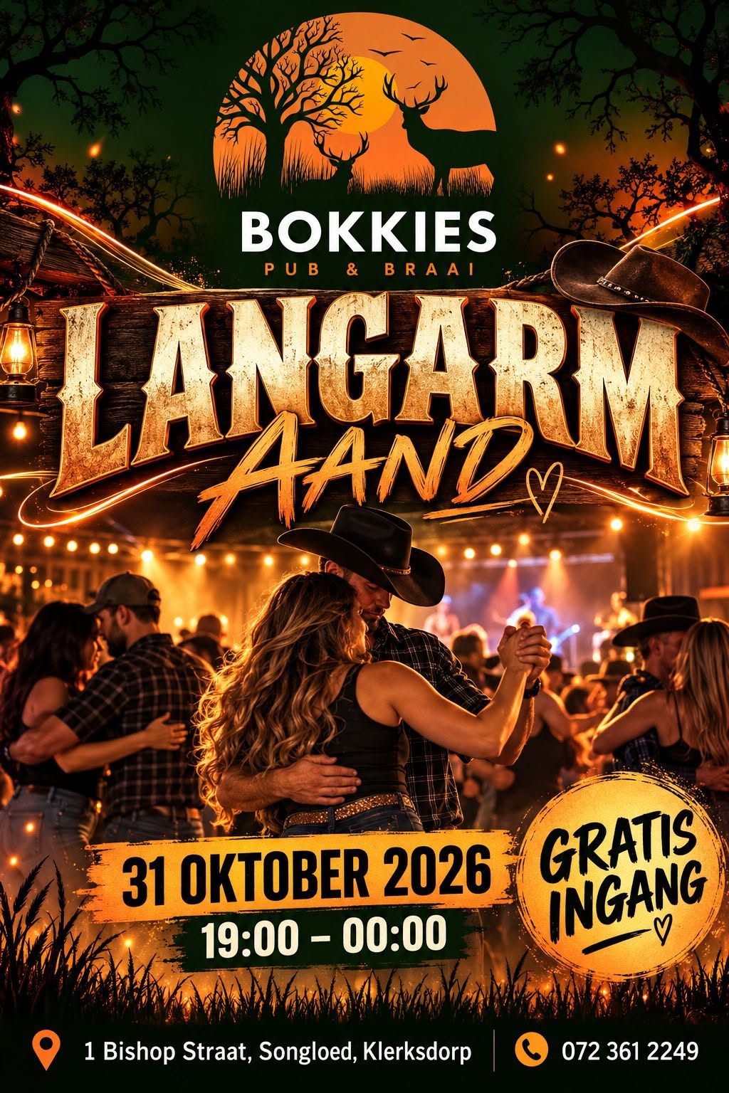 Bokkie Pub and Braai Langarm Aand