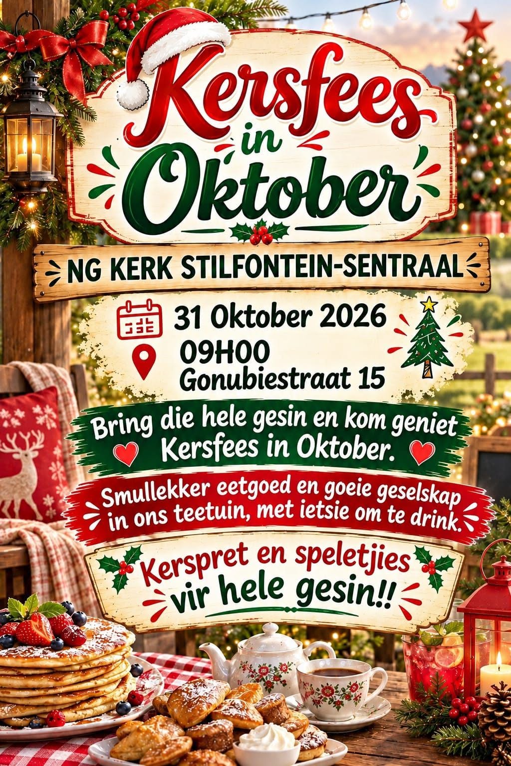 Kersfees In Oktober