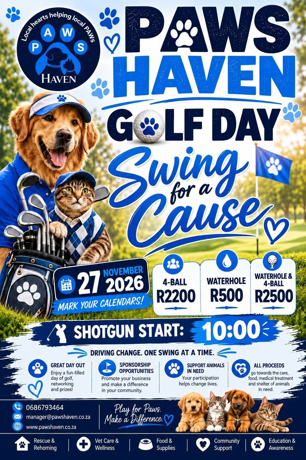 Paws Haven Golf Day - Swing for a Cause