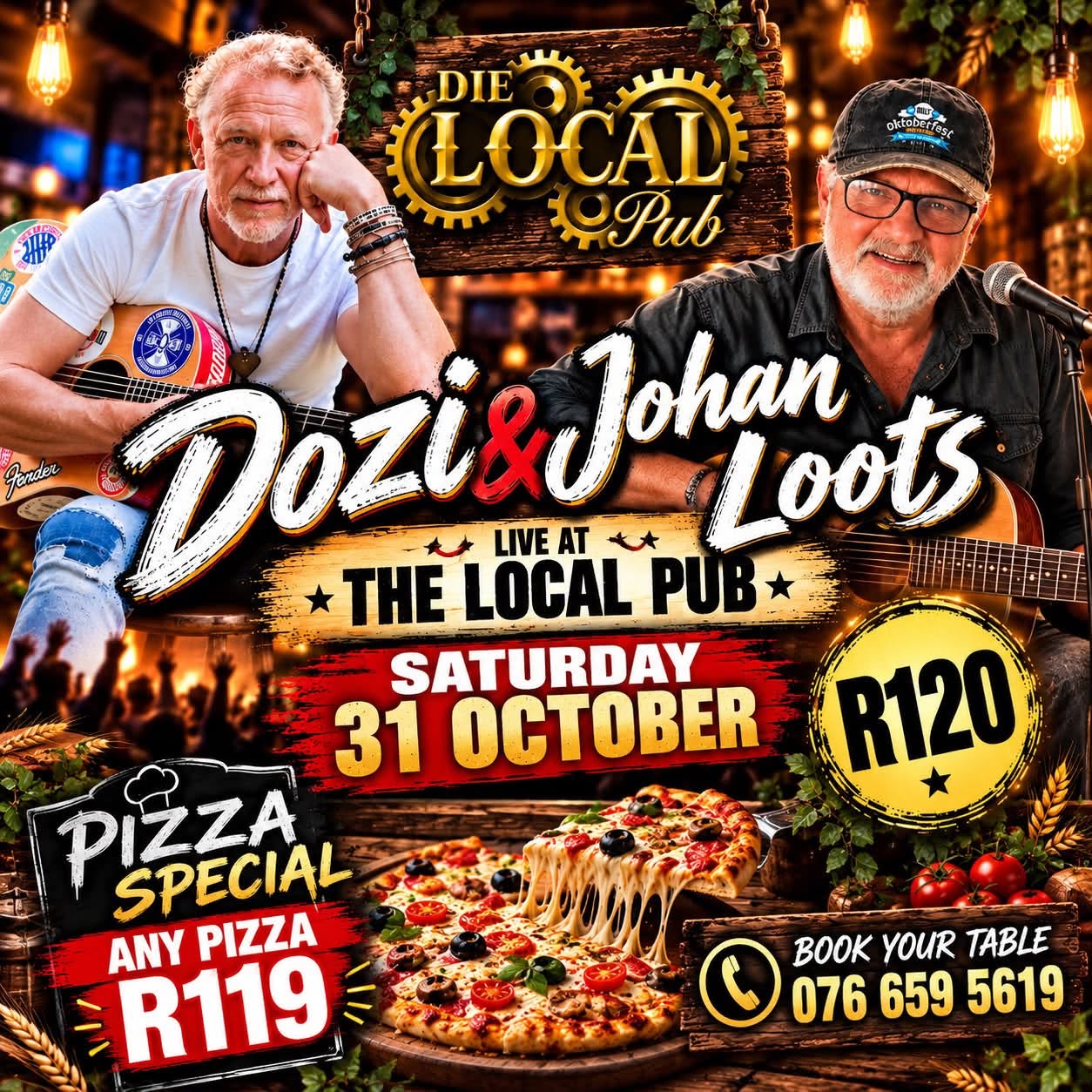 Dozi en Johan Loots Live at The Local Pub