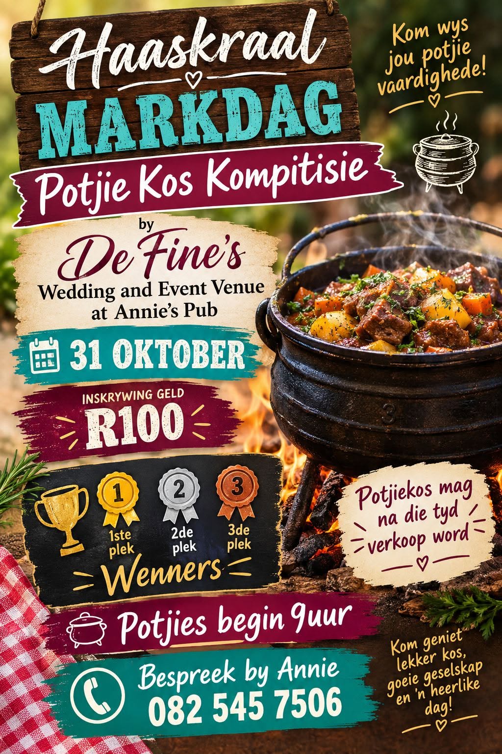 Haaskraal Markdag Potjie Kos Kompitisie
