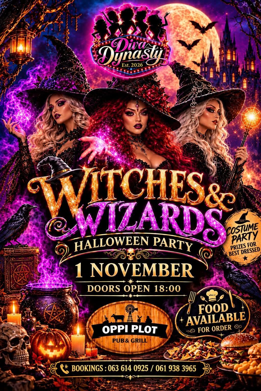 Witches and Wizards Halloween Party