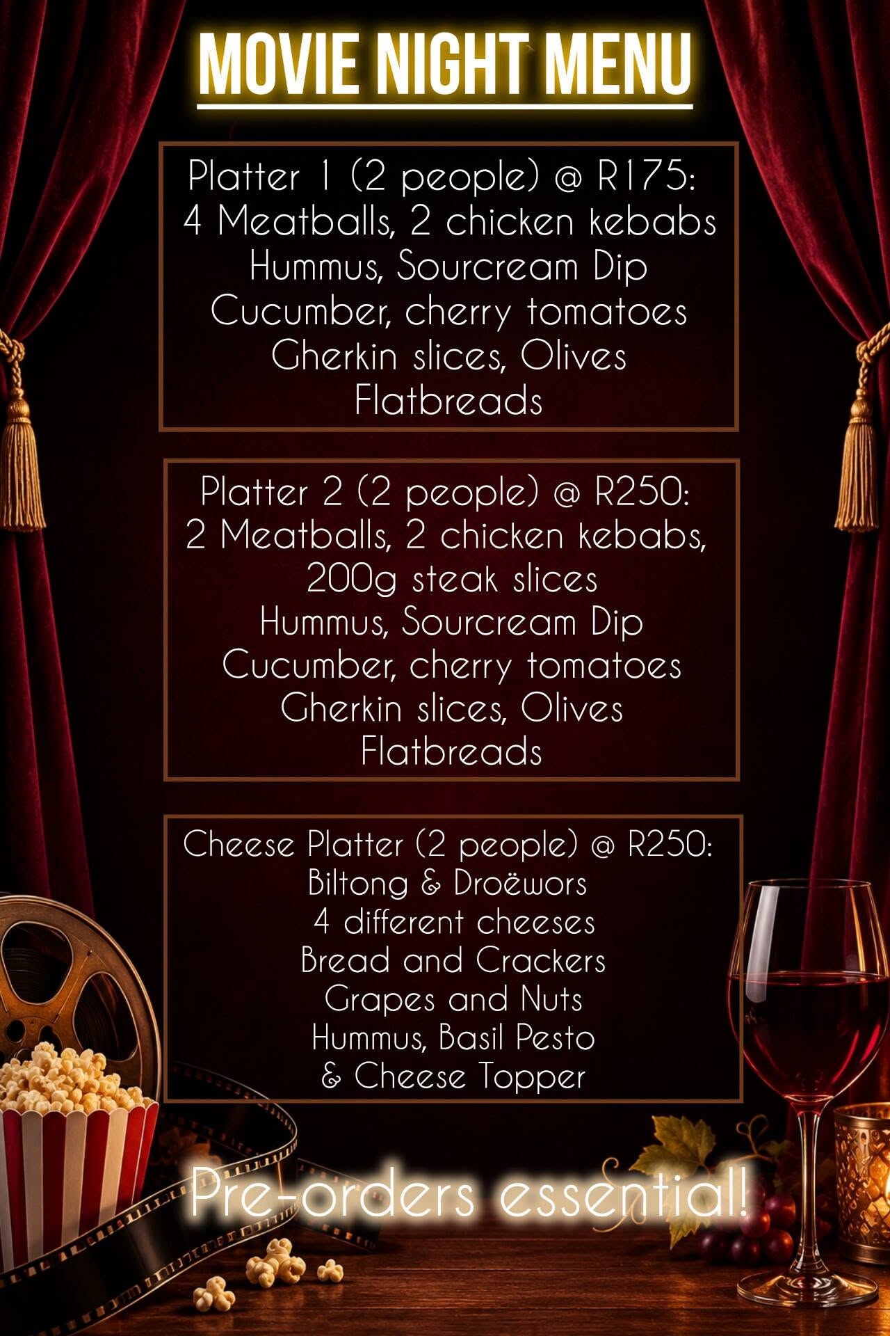 Movie Night at Velvet and Vine