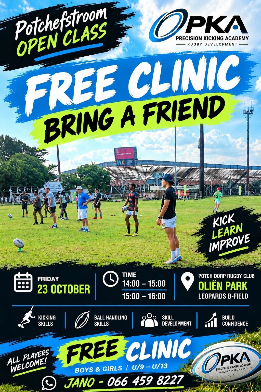 Precision Kicking Academy Free Clinic