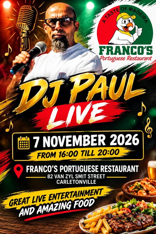 DJ Paul Live at Francos Portuguese Restaurant