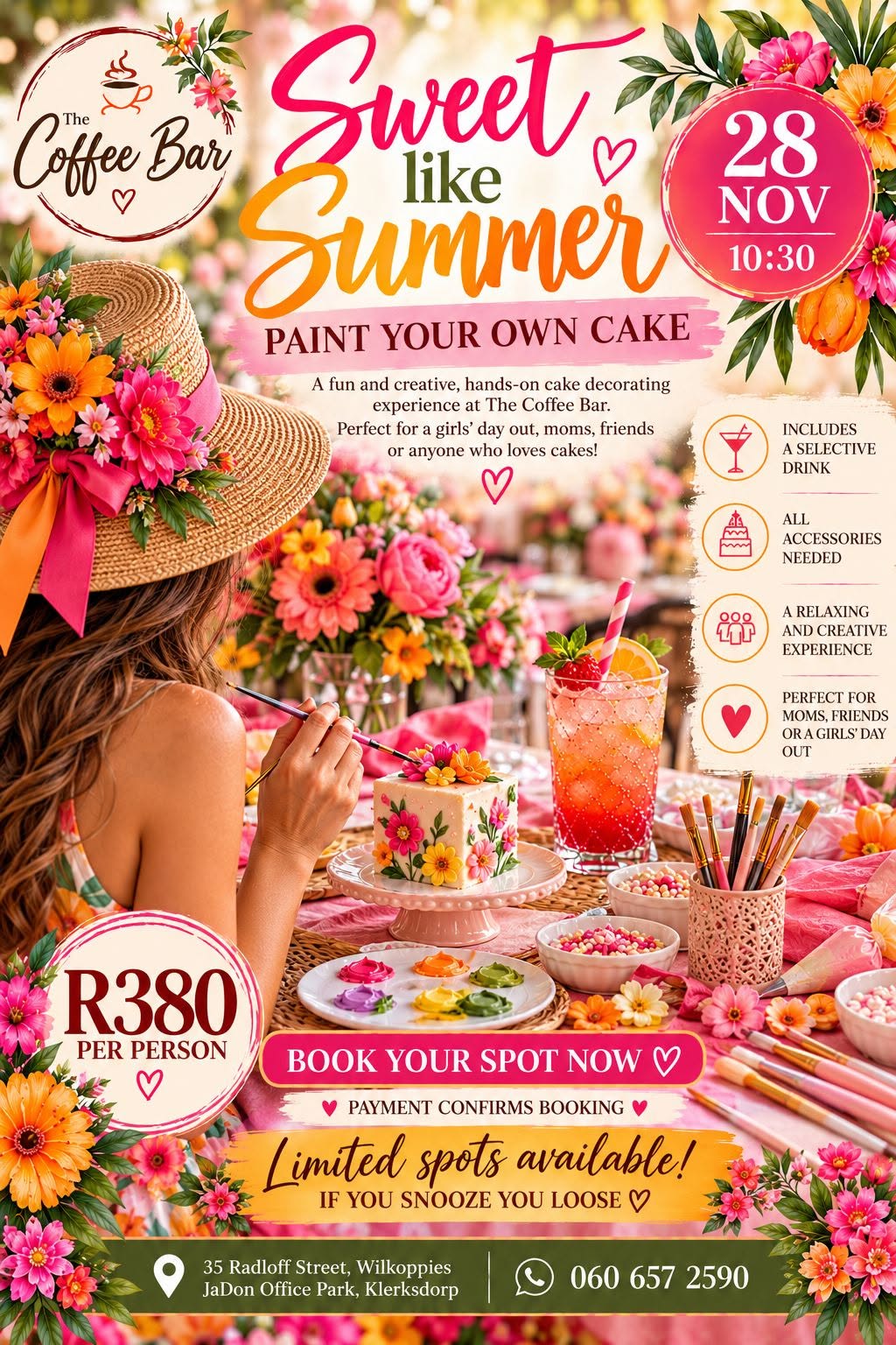 Sweet Like Summer - Paint Yout own Cake